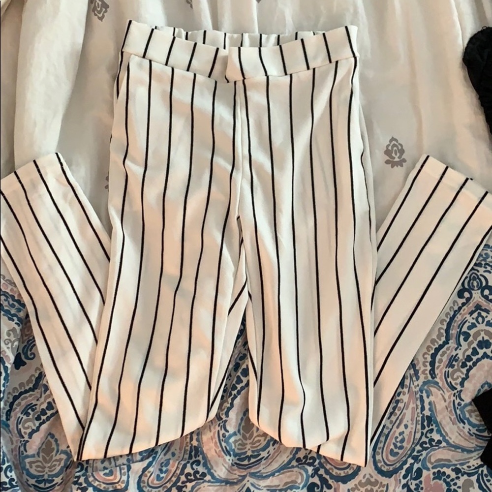 Slim fit pin stripe pants from Zaful
